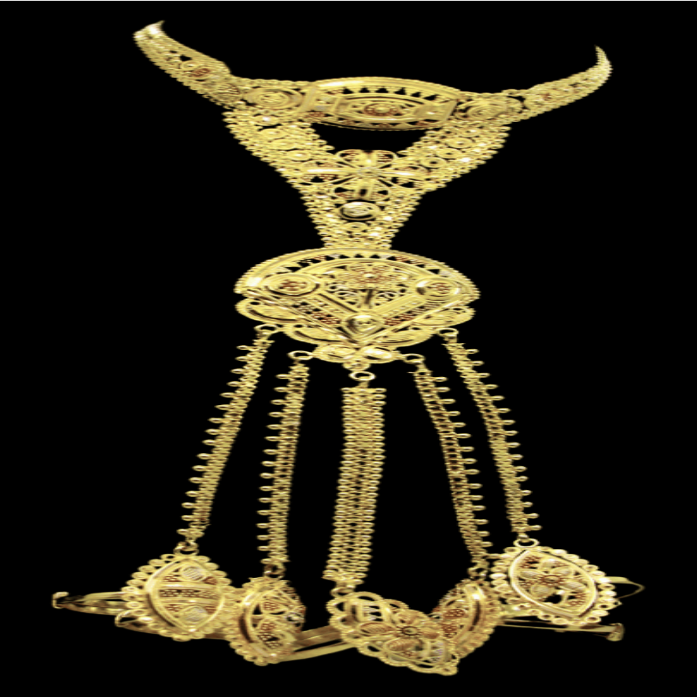 21K Gold Hand Bracelet